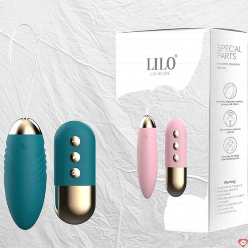 Trứng rung Lilo sưởi ấm điều khiển xa