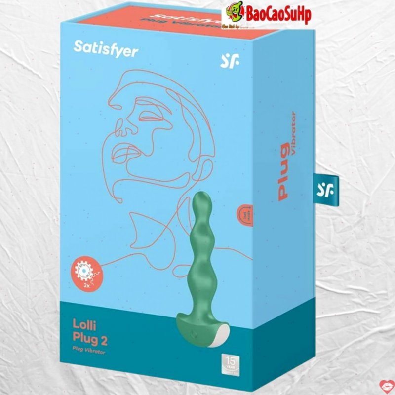 Sextoys thụt 2i1n hậu môn và âm đạo Satisfyer – Máy rung Lolli Anal Plug 2