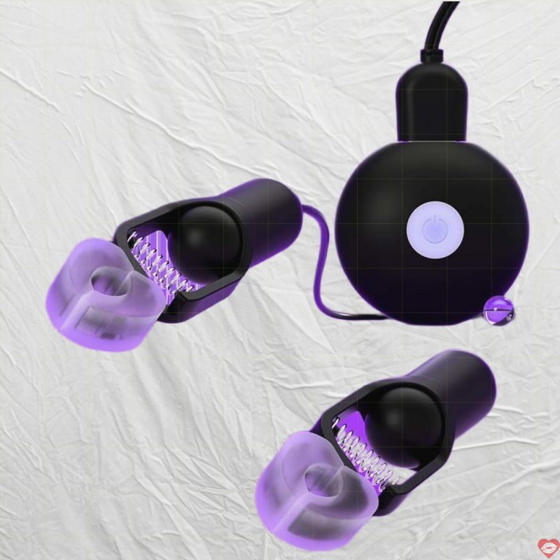 Kẹp ti mềm mại mới Galaku Sonic PAM rung nhiều chế độ