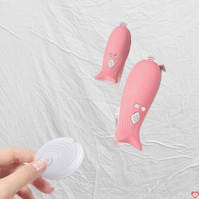 Kẹp ti điều khiển từ xa Jiuuy Mini Dolphin đa tần số massage ngực