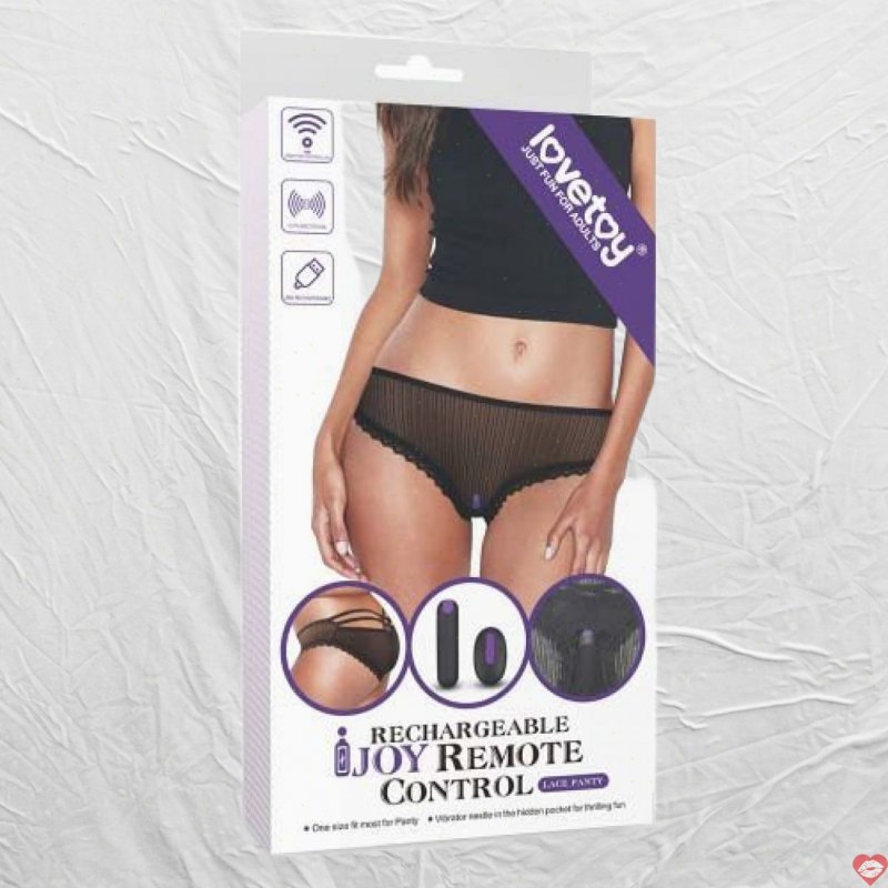 Trứng rung điều khiển từ xa Lovetoy IJOY Rechargeable quần lót ren 10m