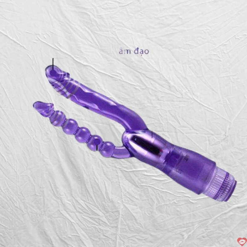 Dương vật rung 2 nhánh Double Pleasure cao cấp hưng phấn tối đa 