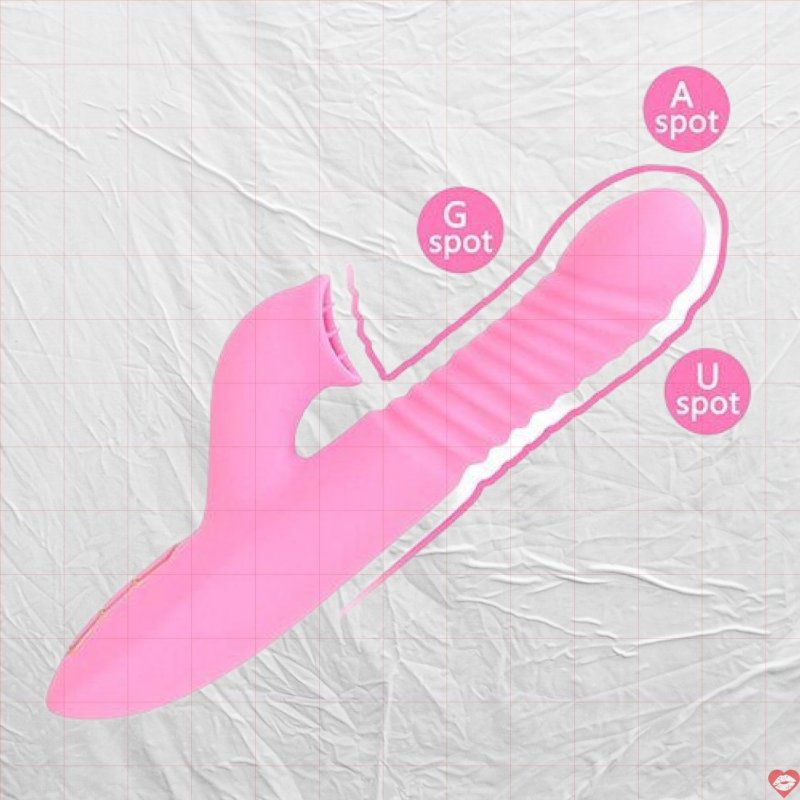Máy mát xa đa năng Dibe rung liếm sưởi ấm kích thích cực đỉnh 