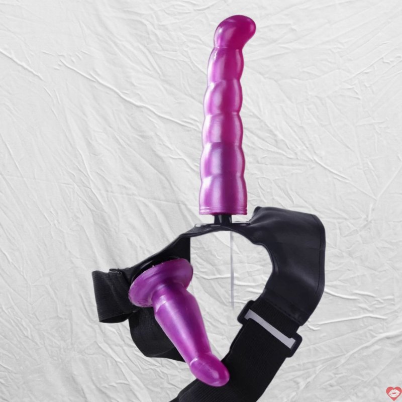 Dương vật giả 2 đầu dây đeo cho les Lybaile Female Ultra Harness