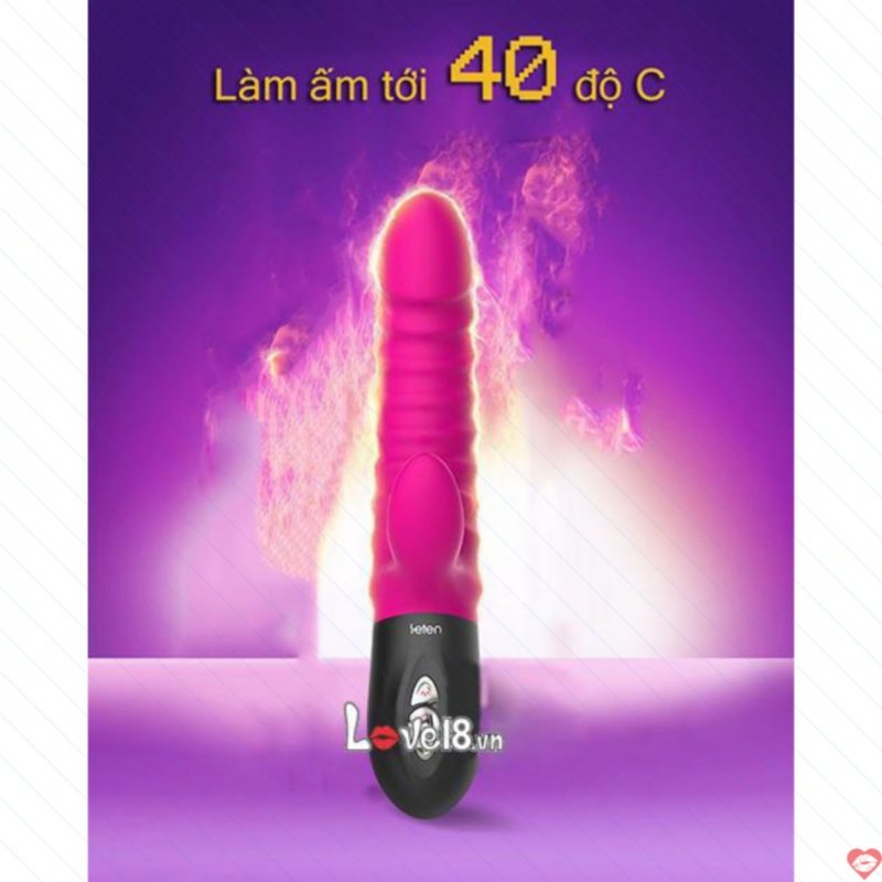 Dương vật cao cấp rung thụt sưởi ấm Leten
