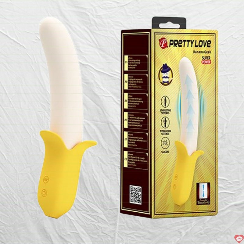 Dương vật giả có kiểu dáng quả chuối Banana Geek Pretty Love