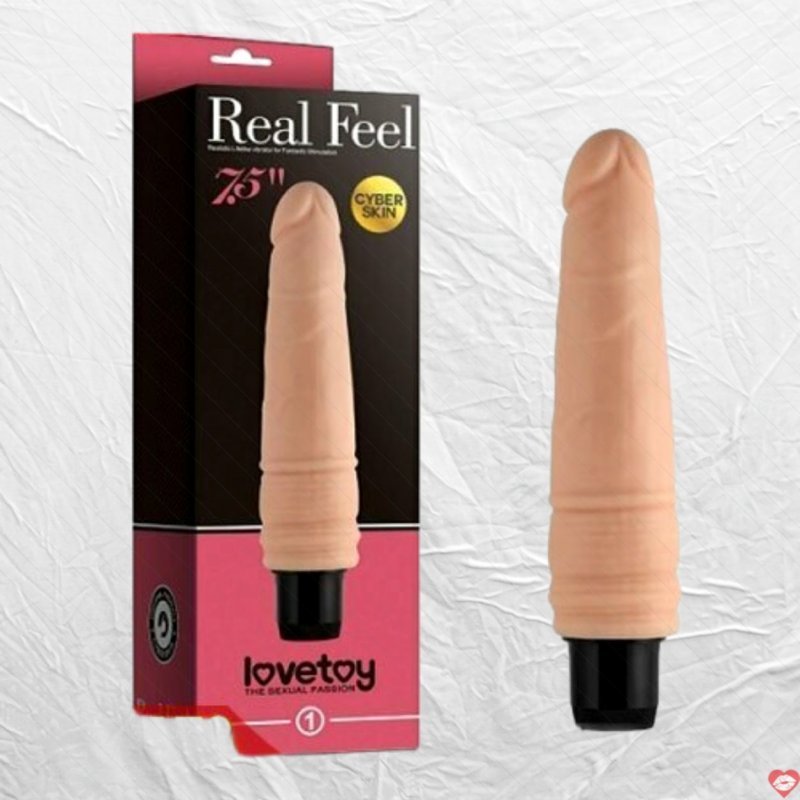 Dương Vật Giả Loại Thẳng Lovetoy Có Rung Như Thật - SHP173