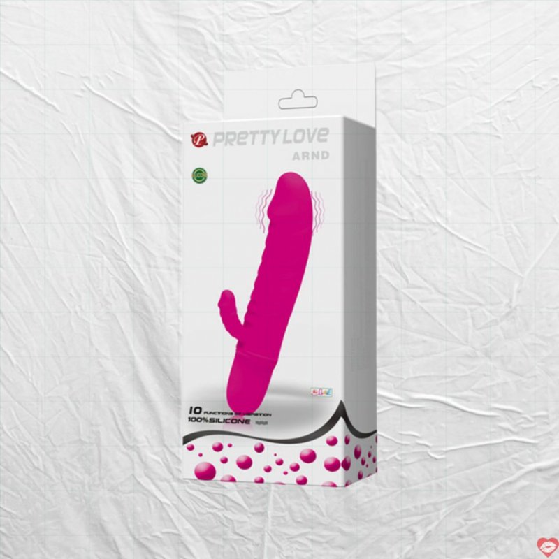 Dương vật silicon nhỏ nhắn rung PrettyLove Arnd