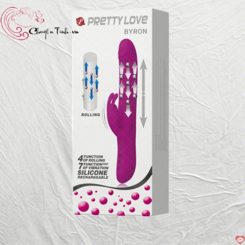 Dương vật Prettylove Byron Bi Rung Cuộn Trào Cảm Xúc