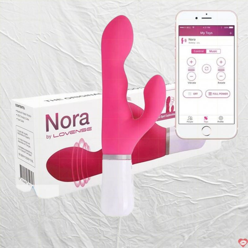 Lovense Nora Dương Vật Giả Điều Khiển Từ Xa Bằng Smartphone Qua App
