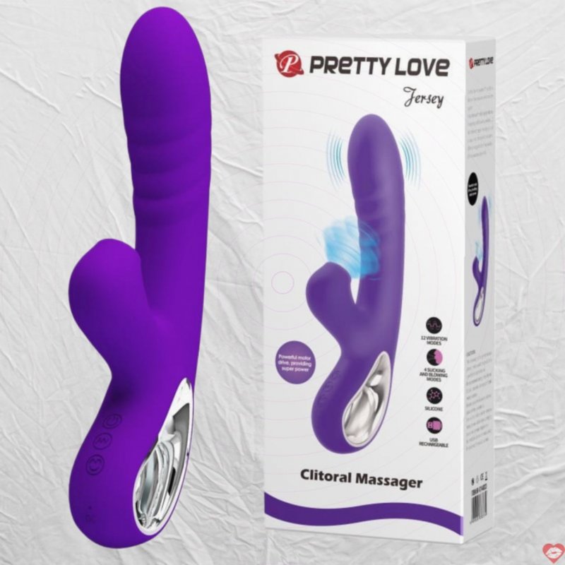 Dương vật giả rung mút cao cấp Pretty Love Jersey