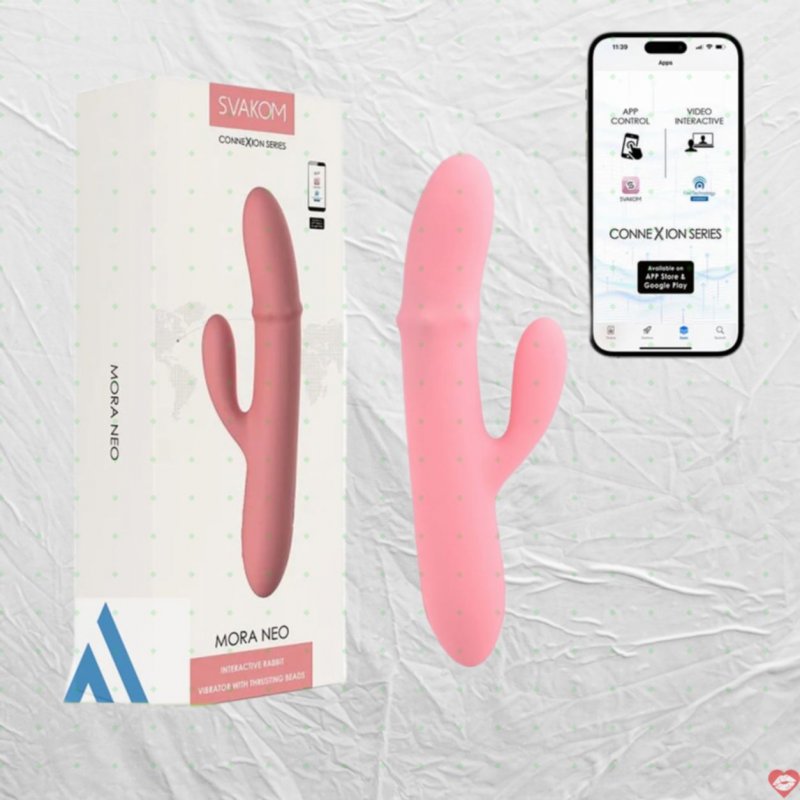 Svakom Mora Neo chim giả rung có gai di chuyển kết nối App