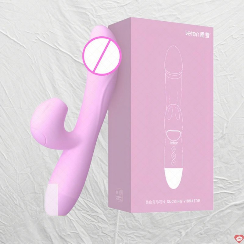Leten Rabbit Sucking Vibrator DV giả rung hút sưởi ấm