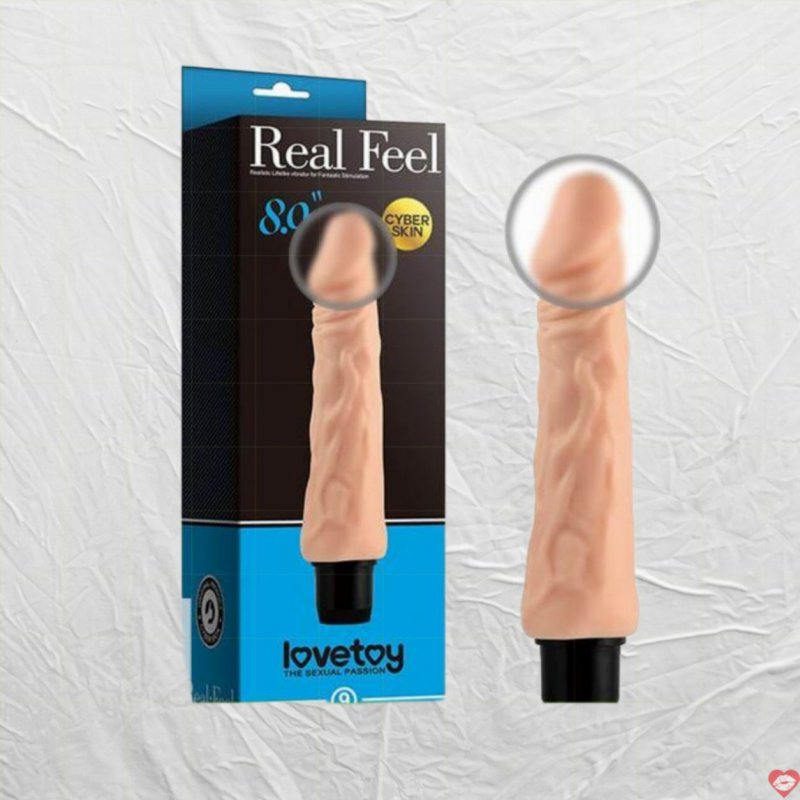 Dương vật giả giá rẻ siêu rung mền mịn như thật Lovetoy Real Feel