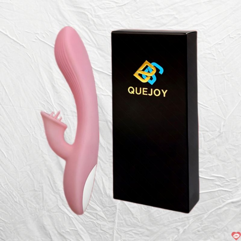 Dương vật giả đa năng Quejoy có lưỡi rung liếm điểm G