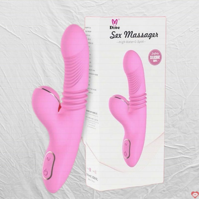 Dương vật giả Dibe Sexy Massager rung thụt ngoáy bú hút điểm G