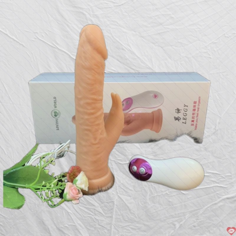 Dương vật cyberskin mềm mịn gân guốc siêu rung - chiến binh Leggy