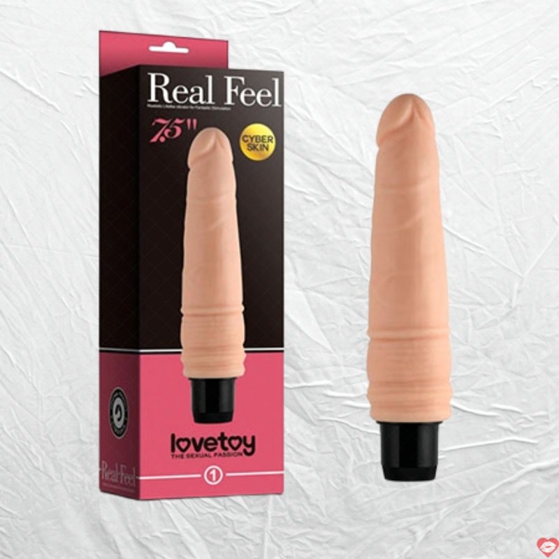 Dương vật giả Lovetoy Real Feel- mềm mịn như thật  rung kích thích