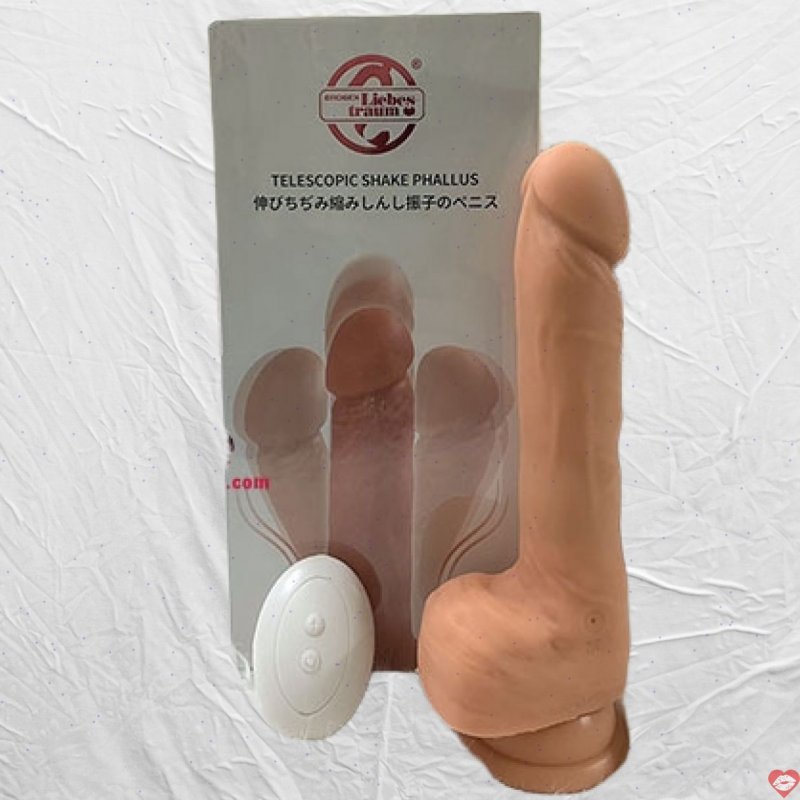 Dương vât rung thụt xoay cực khỏe điều khiển xa