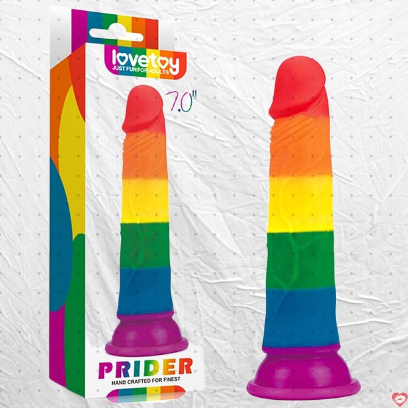Dương vật giả đa sắc Lovetoy Prider 7