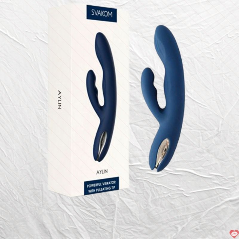 Svakom Alyn- Máy rung 2 đầu với gân bi nổi và sóng rung độc đáo