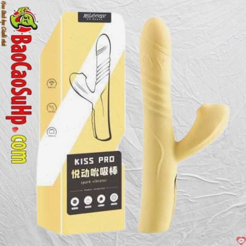 Dương vật giả cao cấp KissPro Mizzzee rung thụt hút 2020