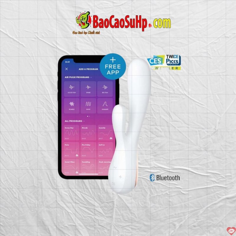 Sextoys USA Dương vật giả rung Satisfyer Mono Flex điều khiển APP