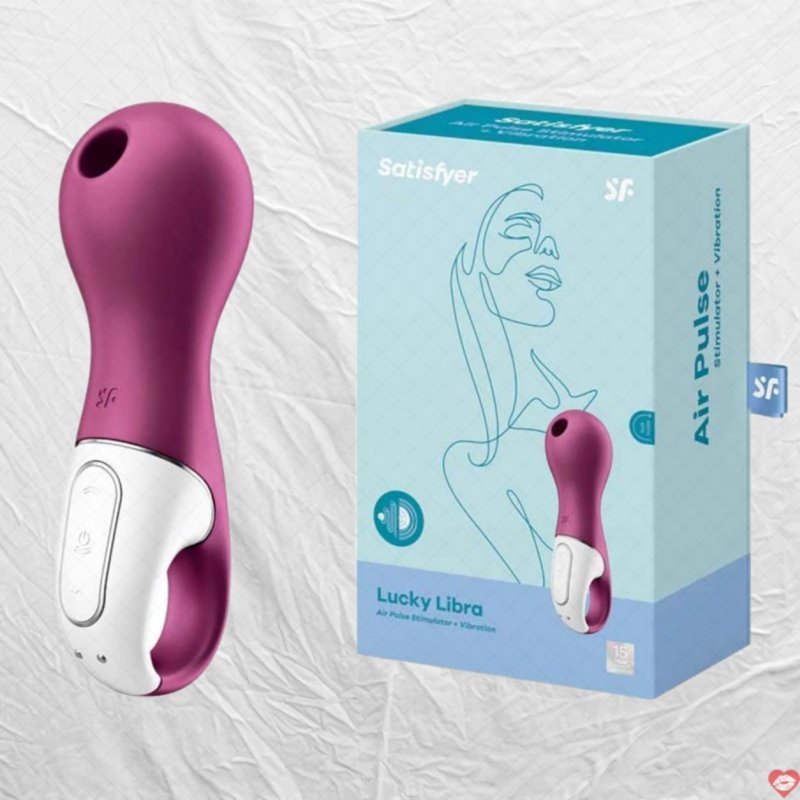 Sextoys máy rung hút 2in1 USA cao cấp Satisfyer – Lucky Libra Air Pulse Air Clitoral Stimulator