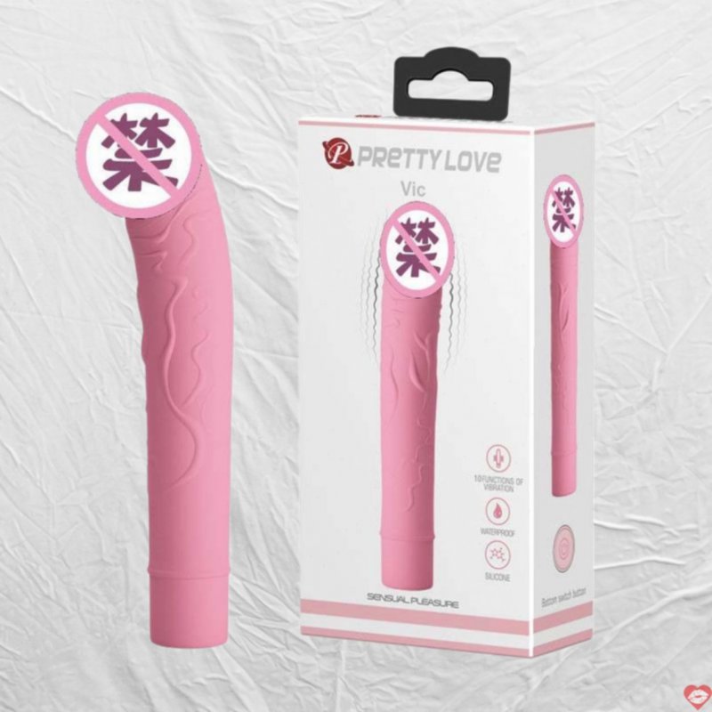 Que rung massage mạnh PrettyLove VIC nhỏ gọn di động 10 chế độ