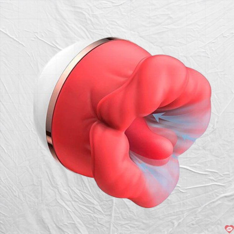 Máy rung bú mút âm vật môi đỏ Big Mouth Rose kích thích max 