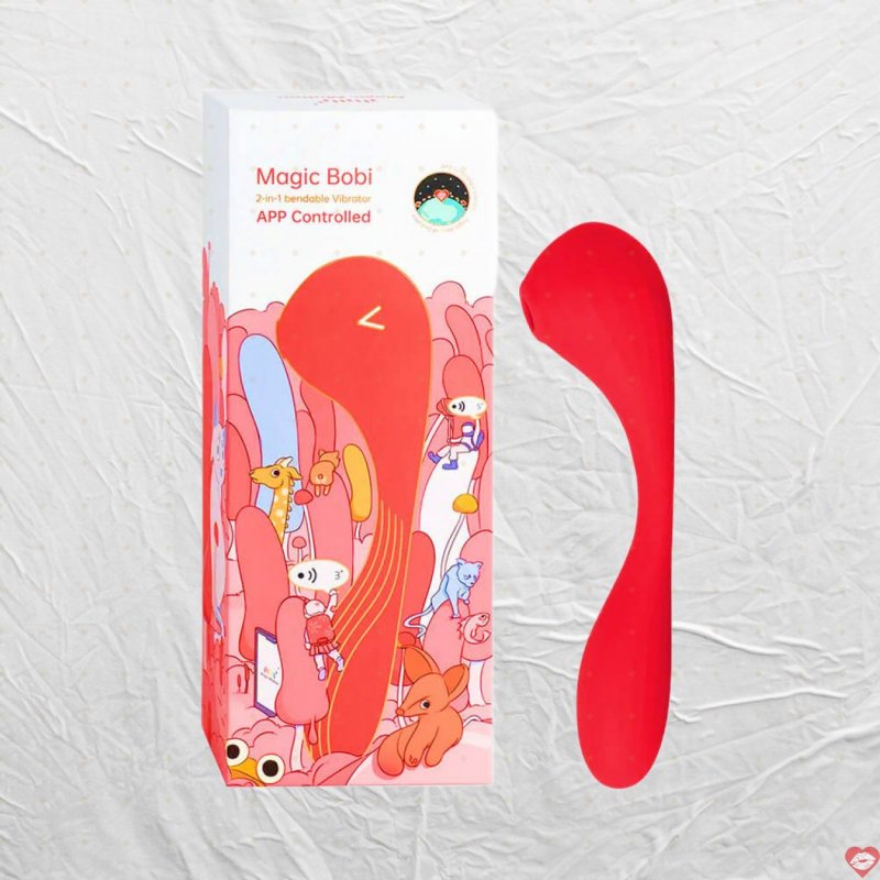 Magic Motion Bobi Đỏ - Máy Massage Cao Cấp, Kích Thích Mạnh Mẽ 