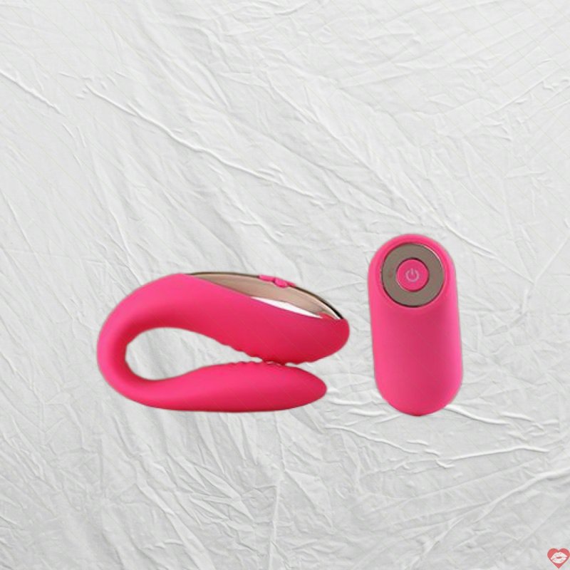 Máy massage âm đạo rung 2 đầu EasyToys điều khiển từ xa