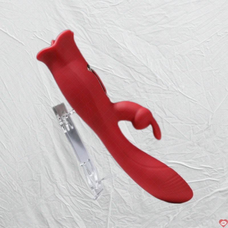 Sextoy hai đầu kích thích rung điểm G miệng lưỡi liếm âm vật núm vú