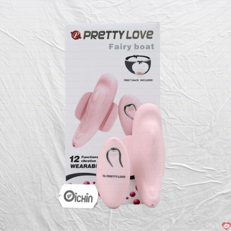 Pretty love Boat rung 12 chế độ tê tái từ xa đặt trong quần chip