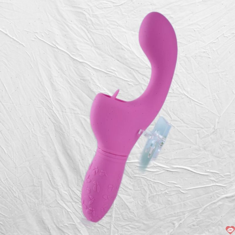 CalExotics Kiss Flicker rung kích thích điểm G kết hợp lưỡi liếm