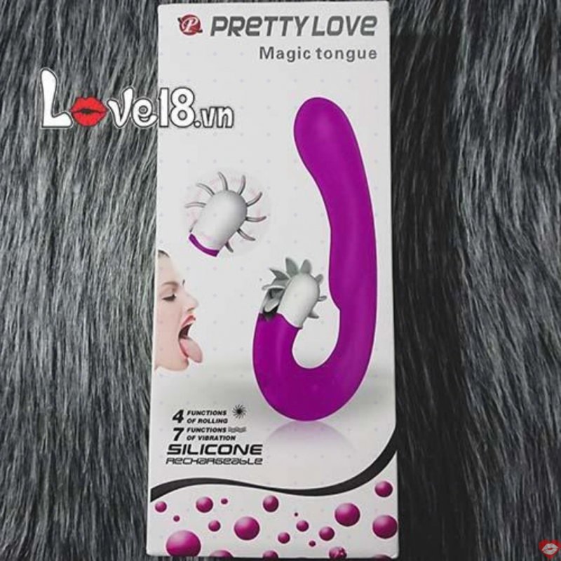 Máy Rung Liếm Điểm G Cao Cấp Prettylove Magic Tongue