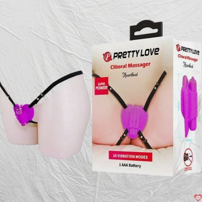 Trứng rung tình yêu gắn dây đeo Pretty Love Clitoral