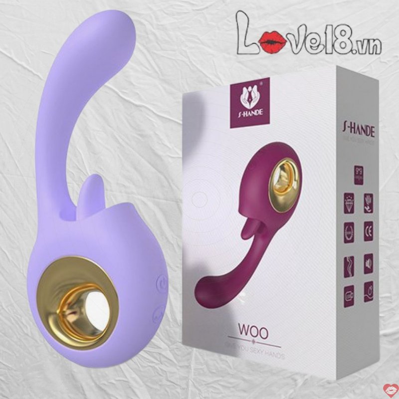 Máy rung kích thích điểm G và âm vật S-Hande Woo