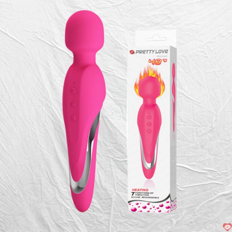 Chày Rung Massage Điểm G PrettyLove Michael Tỏa Nhiệt 48 Độ