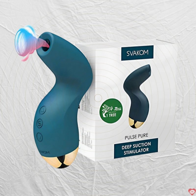 Máy Massage Âm Vật Svakom Pulse Pure Công Nghệ Sóng Âm
