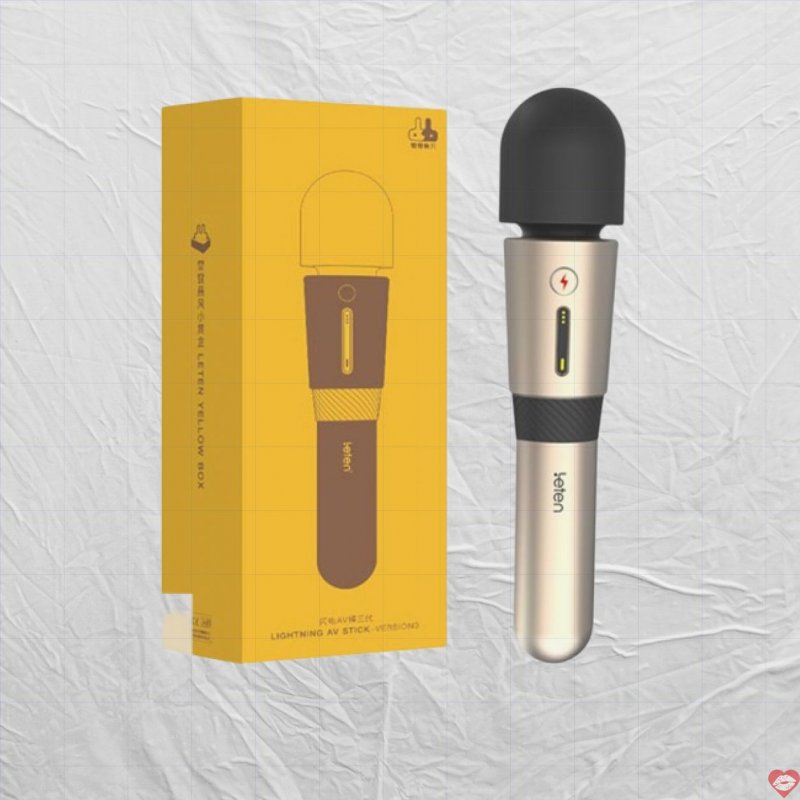Chày rung siêu mạnh massage âm vật có sưởi ấm Leten Lightning Version 3
