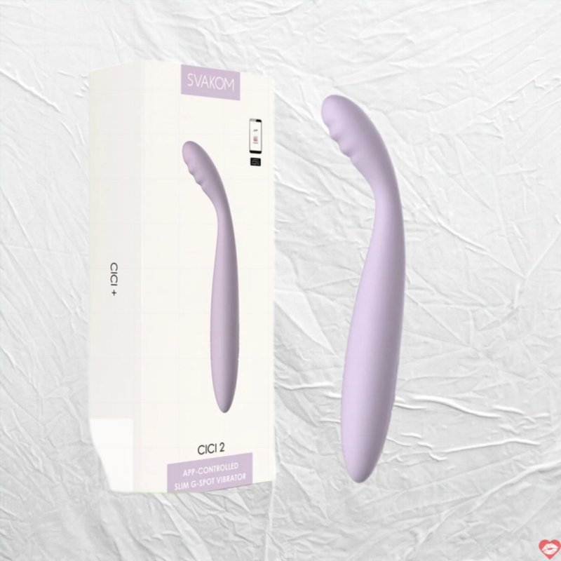 Máy rung âm vật mini có sưởi ấm Svakom Cici 2 App-Controlled