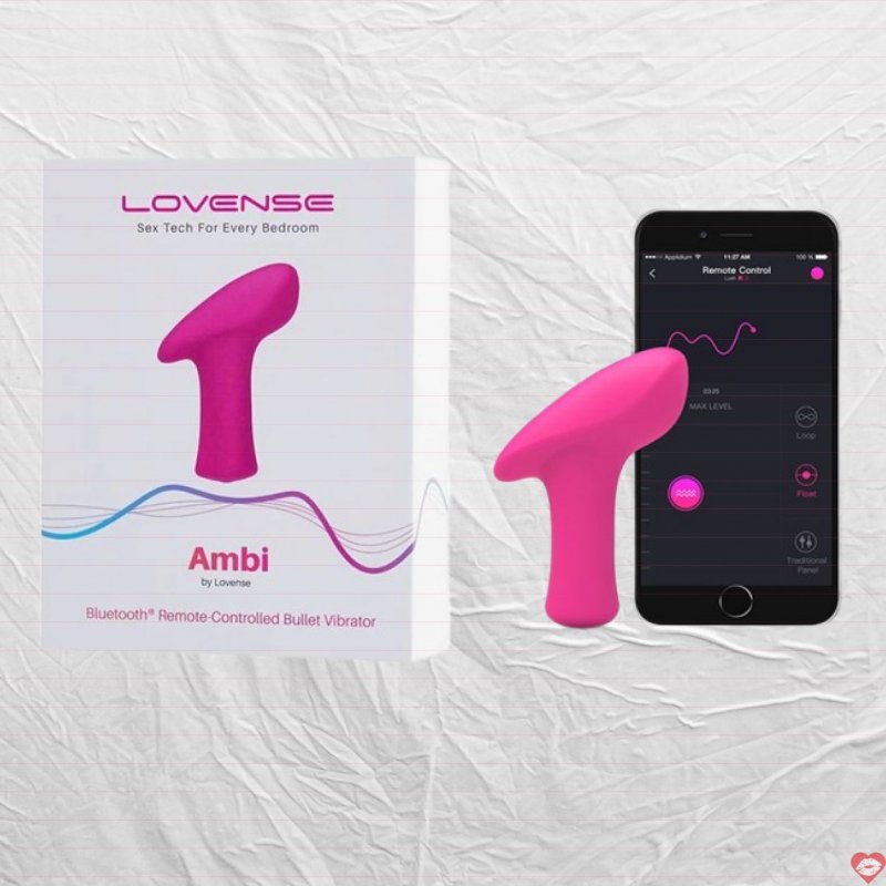 Lovense Ambi sex toy mini cao cấp cho nữ điều khiển từ xa bằng điện thoại