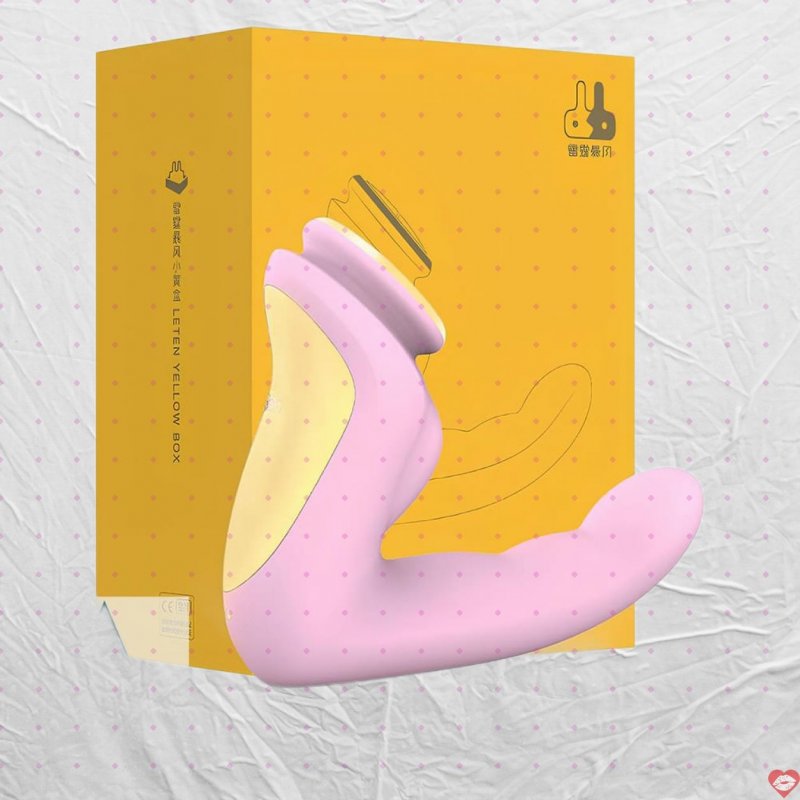 Máy massage điểm G và hậu môn có sưởi ấm Leten Finger Vibrator