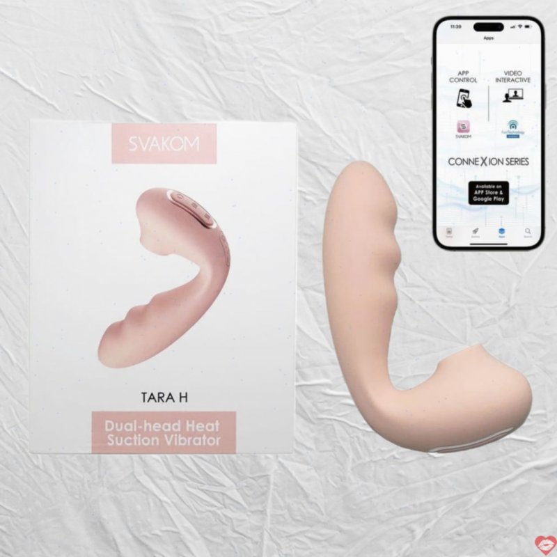 Svakom Tara H máy mát xa vùng kín có rung hút sưởi ấm kết nối App