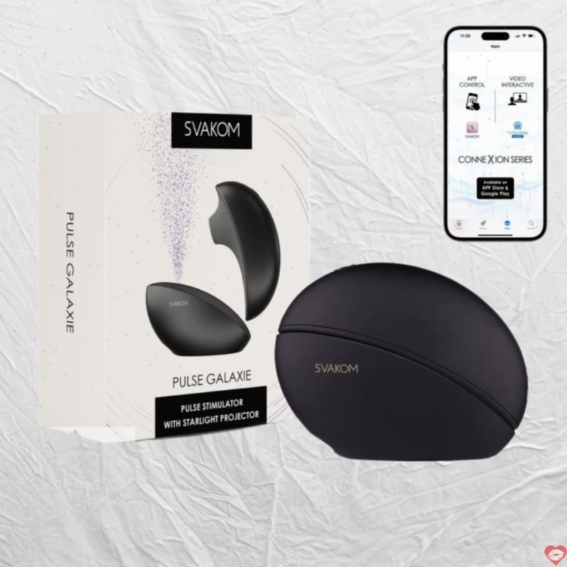 Svakom Pulse Galaxie máy hút AV kết nối App có đèn chiếu trang trí