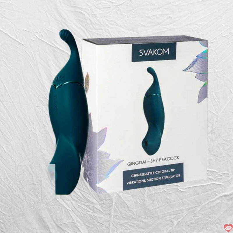 Svakom Qingdai Shy Peacock máy tự sướng rung hút cho nữ