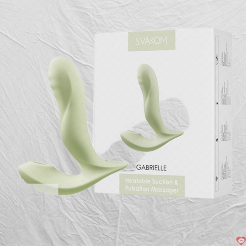 Máy mát xa điểm G thụt hút sưởi ấm điều khiển từ xa Svakom Gabrielle