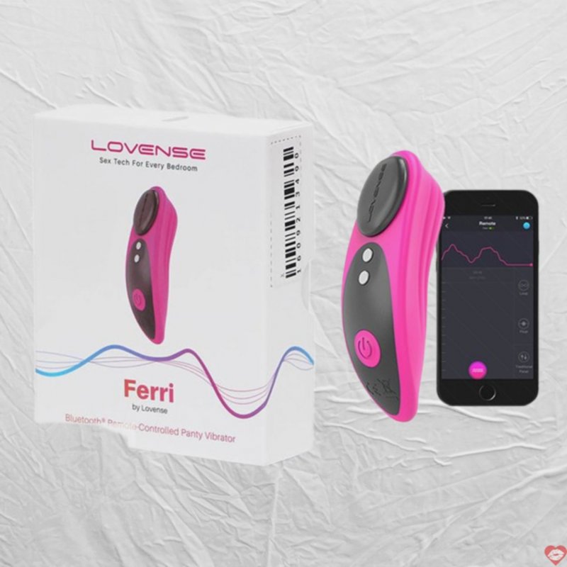 Lovense Ferri máy rung mini gắn quần lót điều khiển bằng điện thoại