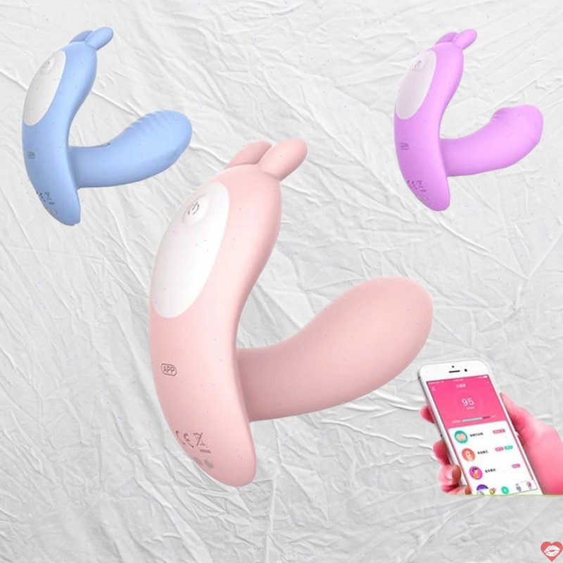 Máy rung gắn quần lót có sưởi ấm điều khiển bằng điện thoại smartphone Leten